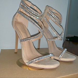 Sparkly Strappy Heel